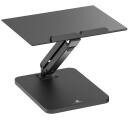 Maclean statīvs monitoram vai klēpjdatoram, MC-493, 390 x 297mm, 105-325mm, 5kg, melns, gāzes atsperes