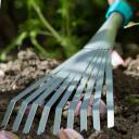 Gardena Lehtpuur 0023733, 300 mm, 12 cm, 10 k&uuml;lgmist riba, metall, ergonoomiline k&auml;epide, korrosioonikaitse