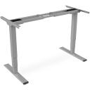 Digitus Grīdas statīvs DA-90435 Elektriskais galda rāmis, 62-127 cm, 100 kg, pelēks, augstuma regulē&scaron;ana