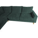Stūra dīvāns LAYLA KS, zaļš 15686