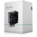 Deepcool Oro au&scaron;intuvas AK400 R-AK400-BKNNMN-G-1, 66.47 cfm, 29 dBA, 4 variniai &scaron;ilumos vamzdžiai, PWM palaikymas