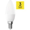 Emos LED lemputė Classic Candle ZQ3E21, 4,2 W, 470 lm, &scaron;iltai balta, E14, 30 000 valandų, 240&deg;, 2 700 K