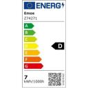 Emos LED лампочка 0044278, 8W, 1060Lm, E27, 4000K, прозрачная поверхность, A60 форма