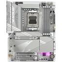 Gigabyte Dēlis X870 A ELITE WF7 ICE 1.1, AMD Ryzen 9000/8000/7000, 16+2+2 fāzes, 4xDIMM DDR5, 4xM.2, Wi-Fi 7, 2.5GbE LAN