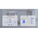 Ruijie RG-EW1300G | 1300 Mbps Wi-Fi 5 Kahe Sagedusalaga Mesh Juhtmevaba Ruuter — 3× Gigabit LAN Porti, 5× 4.5 dBi Antennid, 5 GHz, Must Korpus