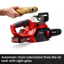 Bezvadu ķēdes zāģis GE-LC 18/25 Li-Solo, EINHELL, 4501761, 23 cm griešanas garums, 18 V akumulators nepieciešams