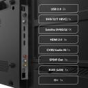 Manta televizors 55LUV125E, 55 collas, 3840 x 2160, 3 HDMI, 2 USB, 60 Hz, 10 W, HDR 10, Dolby Digital Plus, viesnīcas režīms