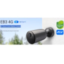 Ezviz EB3 CS-EB3-2K-4GA 4G Viedās Mājas Akumulatora Drošības Kamera MicroSD / Nakts Redzamība Sudrabs