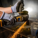 JCB JCB-18PFAG-125 Professional 18V бесщеточная угловая шлифмашина для узких мест плоская головка 125мм 9000об/мин лепестковый выключатель