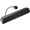 Edifier Žaidimų garso juosta G1500 BAR Black, 2.5 W + 2.5 W, Bluetooth 5.3, 7.1 erdvinis gars, DSP, RGB ap&scaron;vietimas