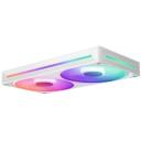 Nzxt Korpuse ventilaator F240 RGB Core RF-U24HF-W1, 2400 RPM, 75.12 cfm, 3.3 mmH2O, 8 RGB LED, valge