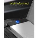 Raidsonic Icy Box adapteris 1x HDD/SSD ar aizsardzības kārbu IB-AC603b-U3, SATA III, USB 3.2 Gen 1, 2.5", 5 Gbit/s, melns