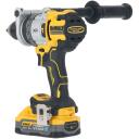 Dewalt trinkelių gręžtuvas DCD1007H2T-QW 1530 W, 3 greičiai, 169 Nm, 2 x 18 V / 5 Ah akumuliatoriai, metalinis chuck, LED &scaron;viesa