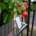 Laika stacija 2MEASURE 250102, elektroniska, bezvadu, apgaismota, sensors, balta