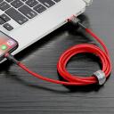 Baseus Kaabel CALKLF-A09, 50cm, 2,4A, Apple Lightning, USB 2.0, punane