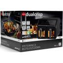Eldom аэрофритюрница FR210 dualcrisp, 2200 W, 8 л, электронный термостат, 2 независимых ящика