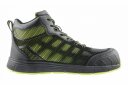 Siltie drošības apavi DOSSE, HOGERT HT5K513-39, S1P, melni-zaļi, ar Kevlar zoli