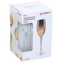 Alpina Бокалы для шампанского 2240459, 180ml, 4шт, прозрачные, стекло