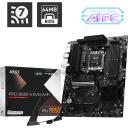 Msi PRO B850-S EVO WIFI, 4x SATA-600, 3x M.2, 256 GB, 5 Gigabit Ethernet, Wi-Fi 7, Bluetooth 5.4, HD Audio