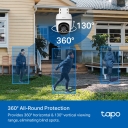 V&auml;line Pan/Tilt turvakaamera, TP-Link, Tapo C510W, 3 MP, 3.9mm, IP65, H.264, MicroSD kuni 512 GB