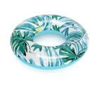 Bestway Надувное кольцо Tropical Palms 8982183, &Oslash; 119 см, &Oslash; 106 x 27 см, ПВХ, предохранительный клапан, заплатка для ремонта