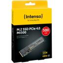 Intenso SSD M.2 3836450 500GB 5300MB/s 4000MB/s PCIe 4.0 NVME 1.4, M.2 2280, TBW 300, MTBF 1500000h