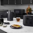 Salter Kuro 4-Slice Toaster EK5565MBLKFVDE, 1850W, 4 maizītes, 7 brūninā&scaron;anas līmeņi, atkausē&scaron;ana, uzsildī&scaron;ana, augsta pacel&scaron;ana