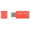 Goodram Pendrive UME3 32GB, UME3-0320O0R11, 32GB, 60MB/s, 20MB/s, USB 3.0, oranžs