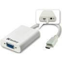 Sandberg HDMI į VGA+Audio keitiklis 508-77, HDMI A tipo patinas, VGA, 3,5 mm, RoHS