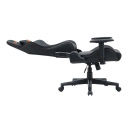 Gaming chair with RGB lighting and remote control 90&deg;&ndash;180&deg; adjustable backrest head and lumbar pillows up to 150 kg Irida RGBCH03 Black CNS-RGBCH03 CANYON