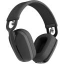 Logitech ausinės Zone Vibe 100 981-001213 belaidės, 30 m, 18 h pokalbio laikas, 185 g, Bluetooth 5.2, 2 mikrofonai, grafito spalva