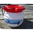 Pla&scaron;as atveres ūdensnecaurlaidīgs konteiners, 3,6 L, balts, R077004, BasicNature