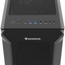 Genesis Datora korpuss Irid 505F NPC-1997, 7.1kg, melna krās., 2xUSB 3.0, 2xUSB 2.0, 5 ventilatori, 7x2.5" SSD, 2x3.5" HDD