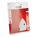 Triangular sandpaper 140x140x80mm, KREATOR, KRT220058, Grit size (P): 180, 5 pcs.