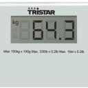 Tristar Vannaskaal WG-2419, 150 kg, 100 g, valge, elektrooniline, libisemisvastased jalad, automaatne v&auml;ljal&uuml;litus
