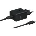 Samsung lādētājs EP-T4511XBEGEU, 45W, 100-240V, 20V, 3A, 1xUSB Type-C, strāvas kabelis 1.8m, ātrā uzlāde