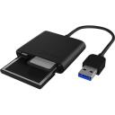 Raidsonic ICY BOX IB-CR301-U3 USB 3.0 ārējais kar&scaron;u lasītājs, 3 x kar&scaron;u slots: CF, SD, microSD, 5000 Mbit/s