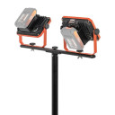 Kaasaskantav prožektor 20V 220V koos statiiviga, POWDP8035 POWERPLUS