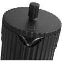 Resto French Press 90531, 1 L, melna, borosilikāta stikls, nerūsējo&scaron;ā tērauda filtrs, plastmasas vāks, ergonomiska rokturis