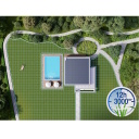 Ecovacs GOAT A3000 LiDAR PRO ilma juhtmeta robotmuruniiduk 3000m&sup2; 330mm LiDAR navigatsioon Must Valge
