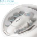 Homedics Pro Manicure Set MAN-3023A-EU, valge, k&uuml;&uuml;nte kuivati, 12 otsikut, aku, 2 kiirus