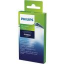Philips Piimas&uuml;steemi puhastusvahend CA6705/10, 6x1.6g, 6 pakki, kaitseb voolikuid, parandab kohvi maitset