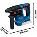 Bosch Akutoimelise puureja GBH 18V-18 0611927002, 18 V, 4 mAh, 1.6 kg, 5000 l&ouml;&ouml;ki/min, 1.5 J, 2 akut, LED valgustus