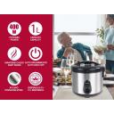 Beper Rīsu Tvaicētājs P101VAP002, 400W, 1l, nepiedego&scaron;s alumīnijs, tvaicē&scaron;anas paplāte, siltuma uzturē&scaron;ana