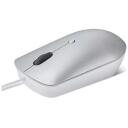 Lenovo kompakti pelė 540 GY51D20877, 1.8m, 4 mygtukai, 2400 dpi, optinė, USB-C, pilka