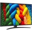Lg Televizorius 43NANO81A6A, 109.2 cm, 4K Ultra HD, Wi-Fi, Bluetooth, Smart TV, 3xHDMI, 2xUSB, 20W, 4 branduoliai