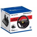 Thrustmaster Sacīk&scaron;u stūre T98-P Ferrari 296 GTB 4160880, 240&deg; rotācija, 2 pedāļi, melna