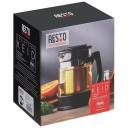 Resto arbatinukas 90512, 950 ml, borosilikatinis stiklas, nerūdijančio plieno filtras, plastikinis dangtelis, 3 lygiai