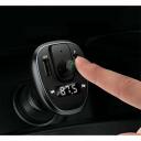Usams FM siųstuvas C21 USA000754, 87,5-108MHz, Bluetooth 5.0, 2xUSB 3,4A, MP3 palaikymas, 3,5mm garso jungtis
