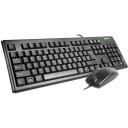 A4Tech Tastatūra un pele KM-72620D A4TKLA43774, 1.5m, 800dpi, 3 pogas, USB, melna